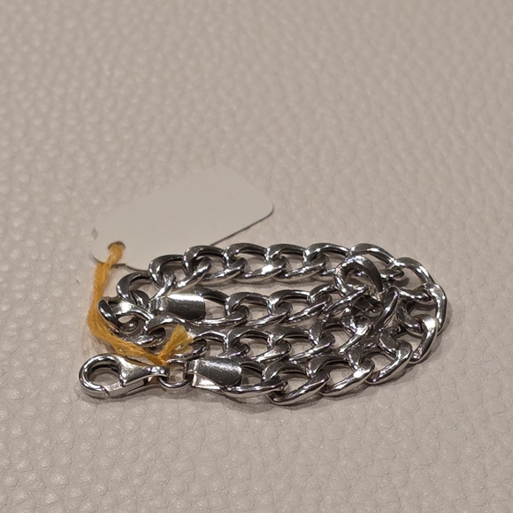 🎀18K Real White Gold Chain Bracelet🎀 - Picture 3 of 6